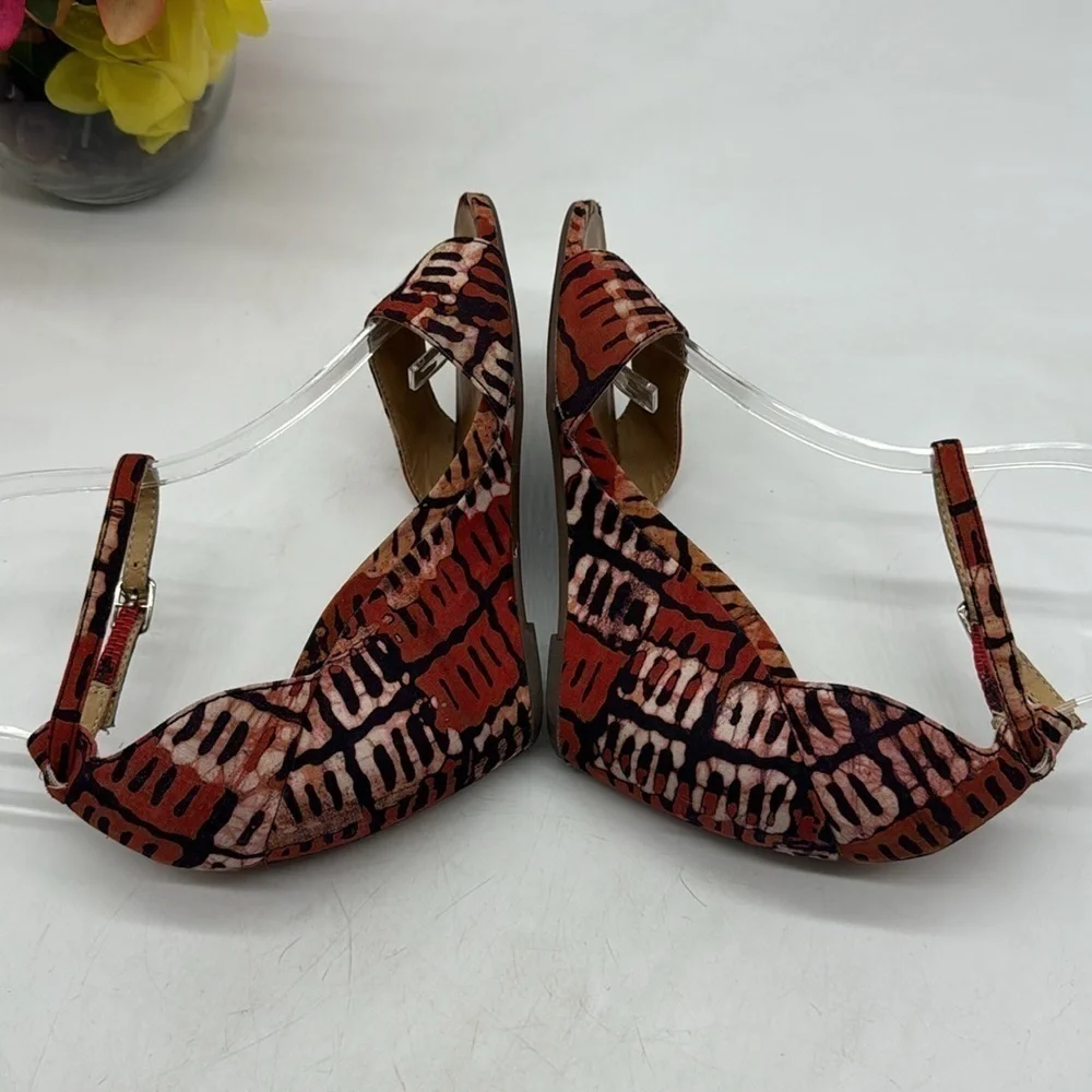 Seychelles Delta Patterned Wedge Heels Size 7 MCW4758D